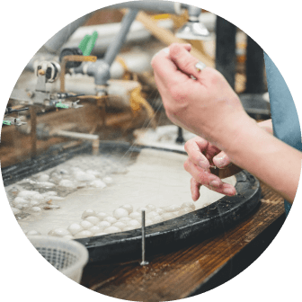 宮坂製糸所は伝統的な生糸の生産工程が残されている、日本で唯一の製糸所