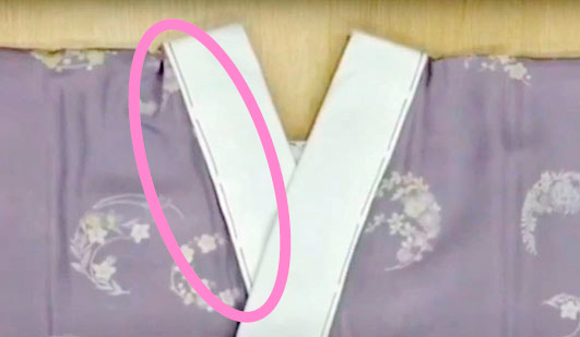 半衿の取り付け方のコツ