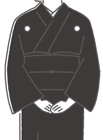 遺族側（正喪服）