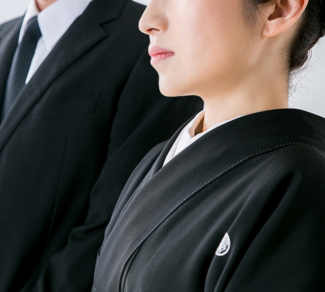 喪服のきもの　ヘアメイクやマナー