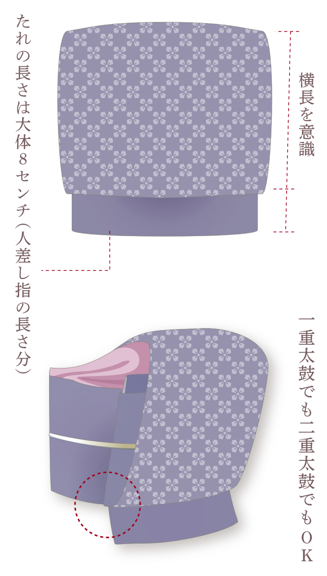 お太鼓のきほん カジュアル