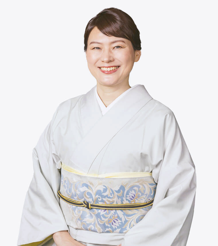 母から<br>譲りうけた<br>きものを着たい