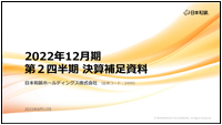 2022年12月期第2四半期 決算補足資料